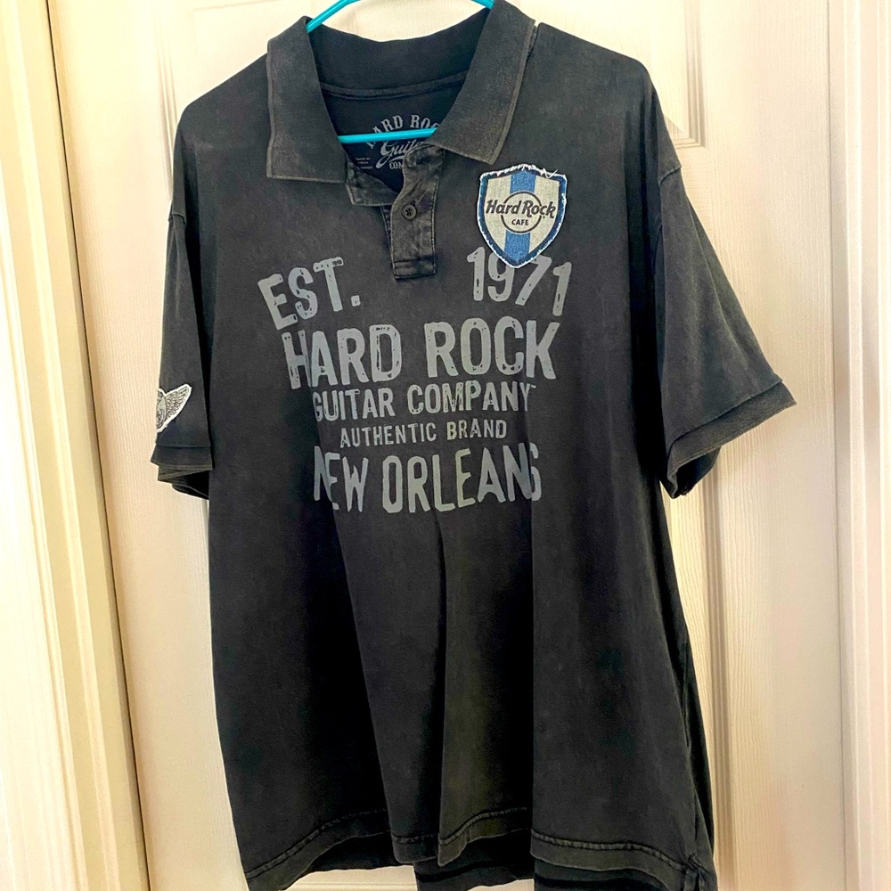 Men’s XL just like brand new Hard Rock Polo shirt